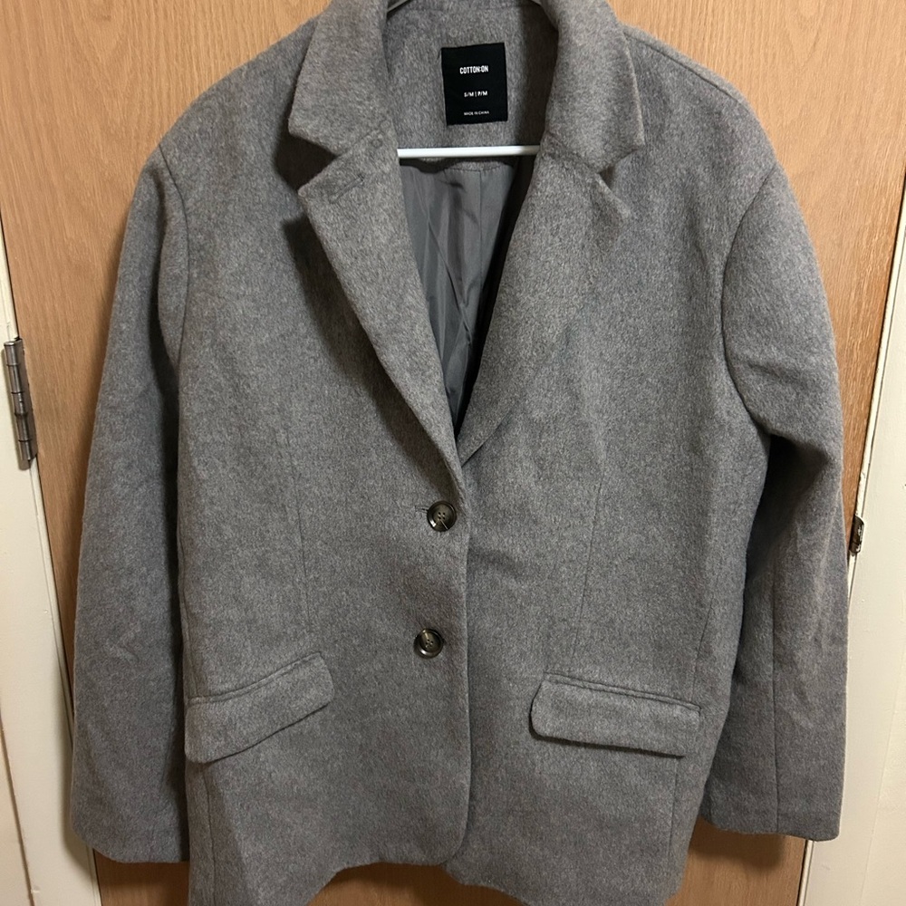 Women’s Grey Cropped Trench Coat